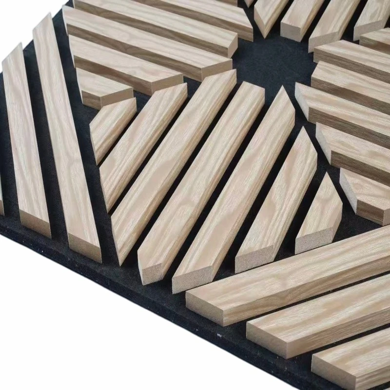 Tech Wood Veneer Acoustic Panels 3D Wall Tiles suppliers